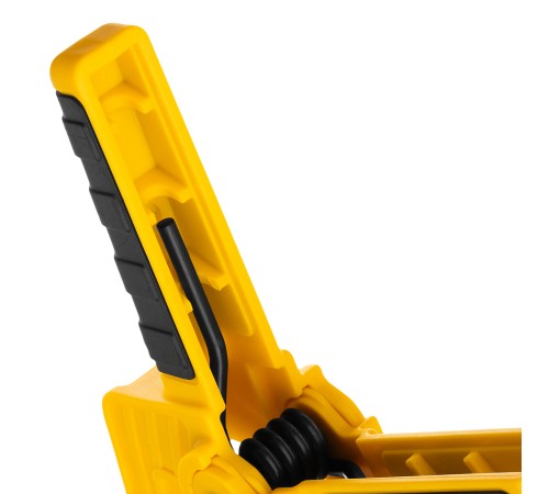 Струбцина клещеобразная, усиленная 65 х 50 мм, двухкомпонентные рукоятки Denzel