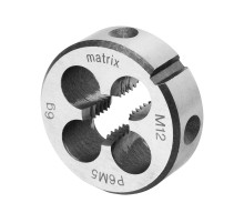Плашка М12 х 1.75 мм, HSS Matrix