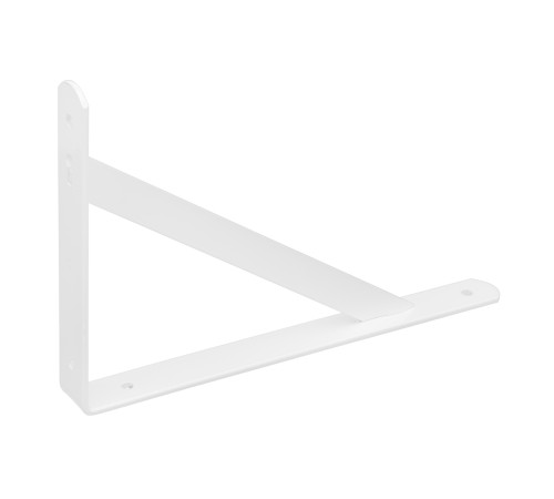Кронштейн усиленный, 300 х 200 х 30 х 4 мм, белый Сибртех