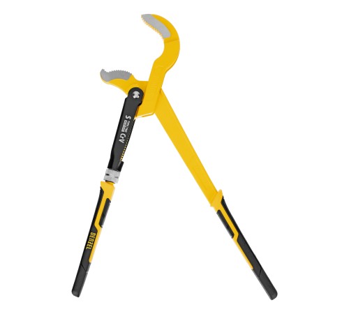 Ключ трубный рычажный №2, 1,5", цельнокованый, CrV, тип "S" Denzel