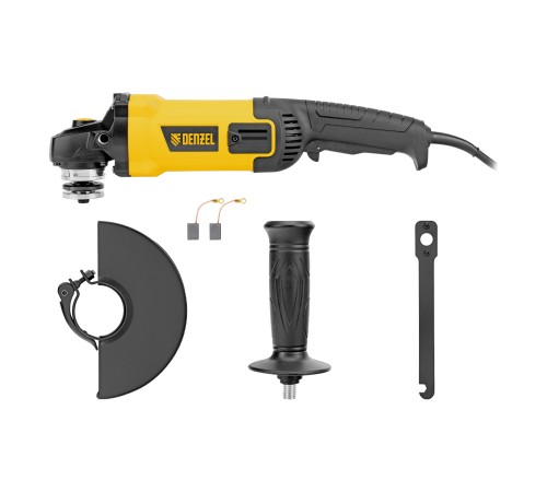 Углошлифовальная машина AGL180-2000, 2000 Вт, 180 мм, 8500 об/мин Denzel