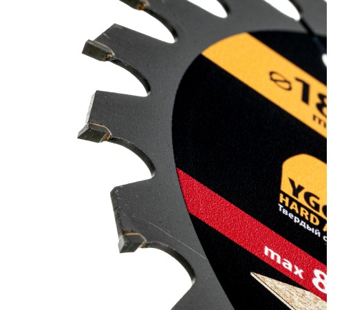 Пильный диск по дереву ф185х 20 мм, 24 зубьев Denzel