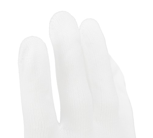 Перчатки Нейлон, 13 класс, белые, XL Перчатки Нейлон, 13 класс, белые, XL