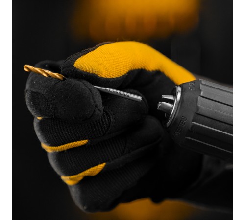 Сверло спиральное по металлу 3,5 x 70мм, Р6М5, Golden Tip, многогранная заточка, 2шт. Denzel