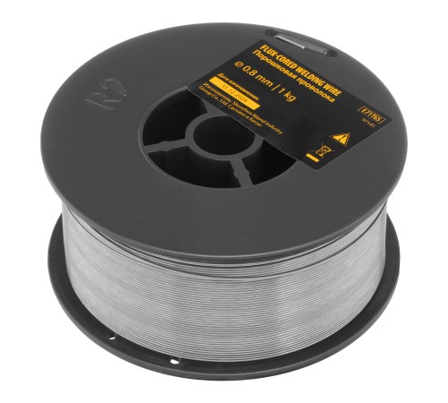 Порошковая проволока Е71TGS, диам. 0,8 мм, 1 кг, диам. катушки D100 Denzel