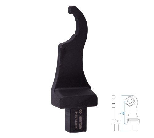 Насадка радиусная серии "FIT", 36 мм, 14х18 мм KING TONY 34504236M