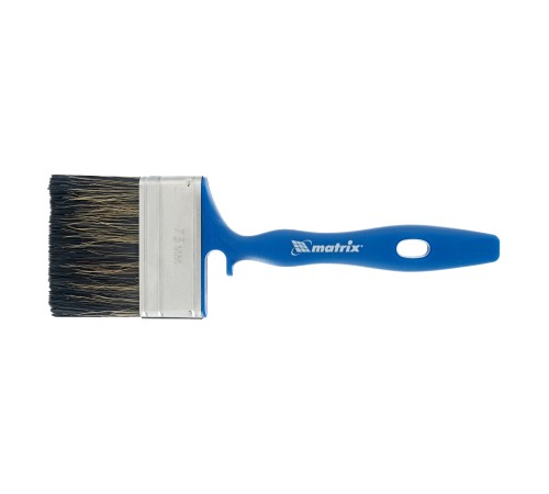 Кисть флейцевая для водных красок, 75 x 17 мм, смешанная щетина, пластиковая рукоятка, Matrix