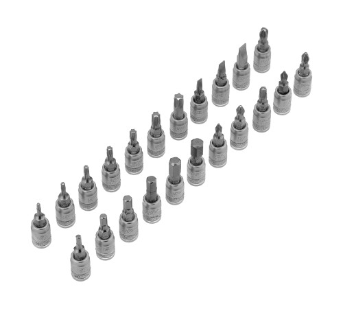 Набор инструментов 42 предмета, 120 зубьев, CrV, 1/4