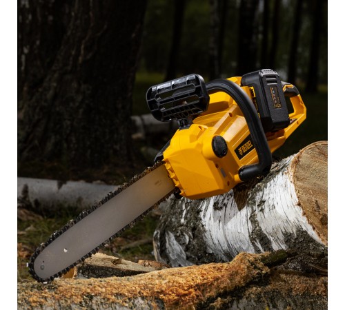 Цепная пила аккумуляторная бесщеточная RCS400-36, Li-ion, 36 В, 4 Ач, шина 400 мм Denzel