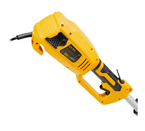 Триммер электрический TE-1220, 1200 Вт, 380 мм, катушка, диск, разборная штанга Denzel