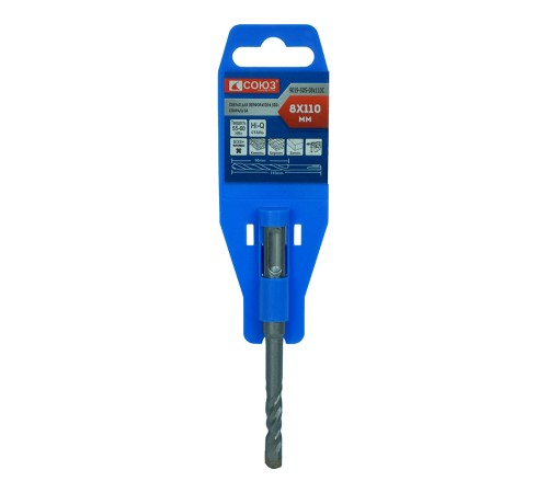 Бур SDS+ СОЮЗ 9019-SDS-08x110C Бур SDS+ СОЮЗ 9019-SDS-08x110C