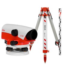 Комплект оптический нивелир Leica NA 724 с поверкой штатив рейка - 3 в 1