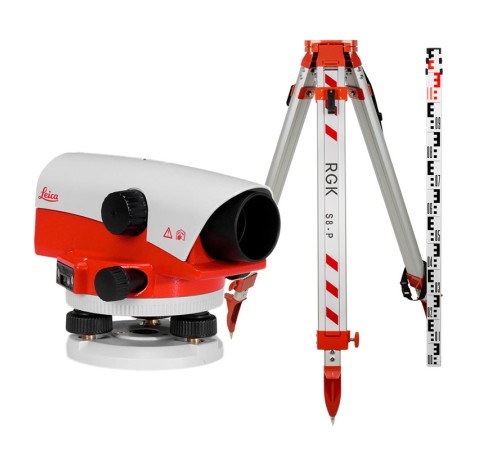Комплект оптический нивелир Leica NA 724 с поверкой штатив рейка - 3 в 1 Комплект оптический нивелир Leica NA 724 с поверкой штатив рейка - 3 в 1
