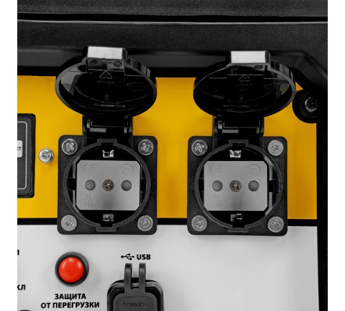 Генератор инверторный GS-4500iSE, 4,5 кВт, 230 В, закрытый корпус, электростартер DENZEL