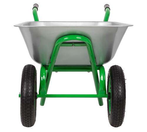 Тачка садово-строительная 2-х колесная, грузоподъемность 230 кг, объем 90 л Сибртех