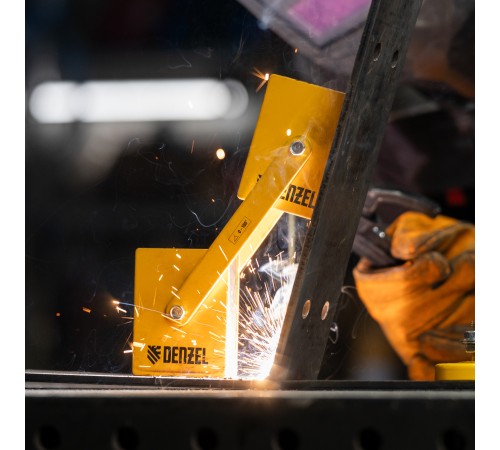 Фиксатор магнитный регулируемый для сварочных работ усилие 50 LB Denzel