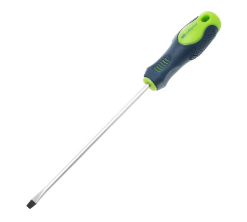 Отвертка, SL5 х 150 мм, CrV, двухкомпонентная рукоятка Сибртех