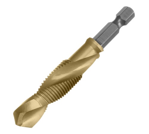 Сверло-метчик М12 х 1,25 мм, Р6М5// Denzel