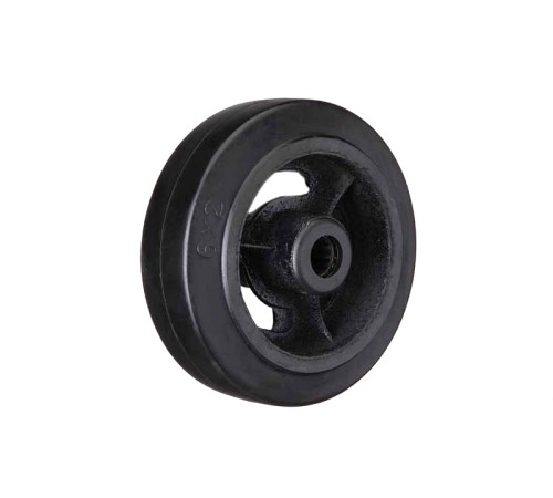 Колесо большегрузное D 63 160 мм резина на ось (F)