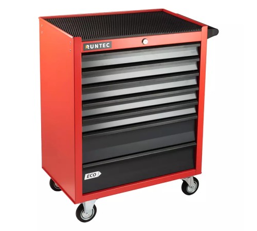 RUNTEC RTEC-7R Тележка инструментальная 7 полочная ECO красная RUNTEC RTEC-7R Тележка инструментальная 7 полочная ECO красная