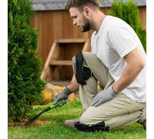 Наколенники с рифленой PVC накладкой, водонепроницаемые, вставка из EVA с гелевой подушкой// Сибртех
