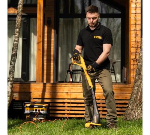 Удлинитель-шнур силовой Garden Series, б/з, ПВС, 10м, 1 розетка, 2 x 1,5 мм, Denzel