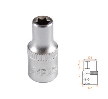Головка торцевая TORX Е-стандарт 1/4", E6 AFFIX AF00023006