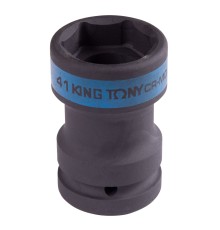 Головка торцевая ударная 1", Square 19 мм х Hex 41 мм, футорочная KING TONY 85451941M