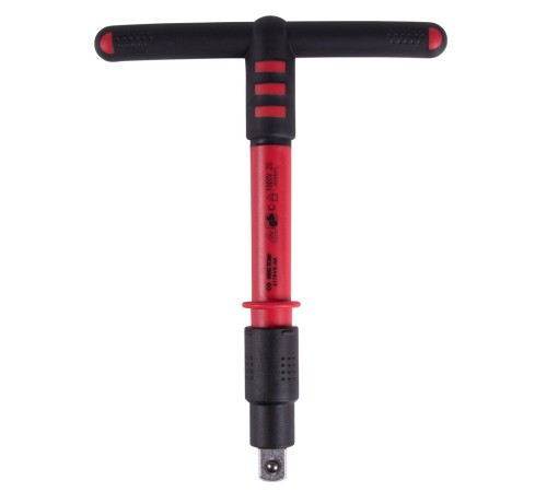 Вороток диэлектрический 1/2", 200 мм, Т-образный KING TONY 4178VE-08