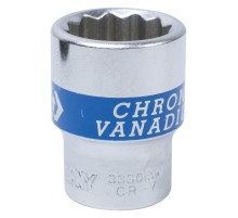 Головка торцевая стандартная двенадцатигранная 3/8", 15 мм KING TONY 333015M Головка торцевая стандартная двенадцатигранная 3/8", 15 мм KING TONY 333015M