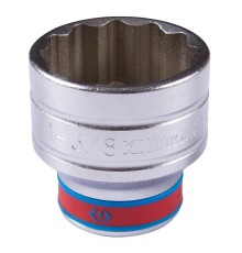 Головка торцевая стандартная двенадцатигранная 1/2", 1-3/8", дюймовая KING TONY 433044S Головка торцевая стандартная двенадцатигранная 1/2", 1-3/8", дюймовая KING TONY 433044S