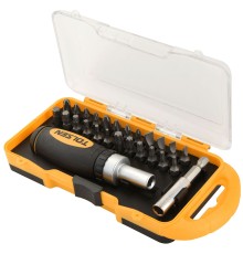 Набор вставок (бит) 1/4", PH, PZ, Hex, Torx, Slotted, 26 предметов TOLSEN TT20034 Набор вставок (бит) 1/4", PH, PZ, Hex, Torx, Slotted, 26 предметов TOLSEN TT20034
