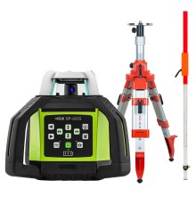 Комплект: ротационный нивелир RGK SP-612G с калибровкой + штатив RGK SH-170 рейка RGK LR-2