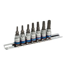 Набор торцевых насадок 1/4", Torx, Т10-Т40 мм, L = 37 мм, 7 предметов KING TONY 2107PR Набор торцевых насадок 1/4", Torx, Т10-Т40 мм, L = 37 мм, 7 предметов KING TONY 2107PR