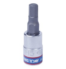 Насадка (бита) торцевая 1/4", Hex, 5 мм, L = 37 мм KING TONY 203505