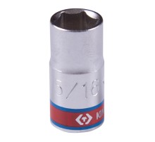 Головка торцевая стандартная шестигранная 1/4", 5/16", дюймовая KING TONY 233510S