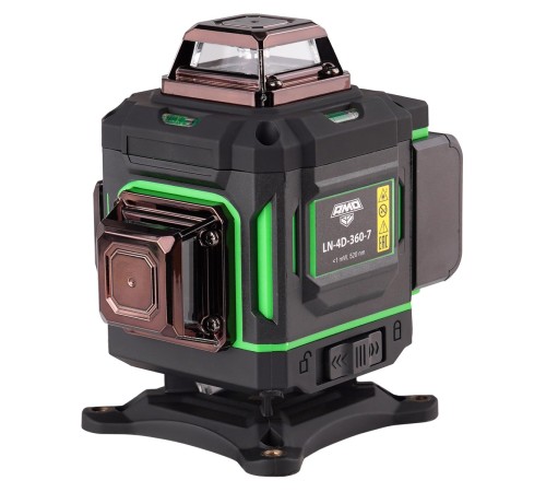 Лазерный уровень AMO LN 4D-360-7 с зеленым лучом Лазерный уровень AMO LN 4D-360-7 с зеленым лучом