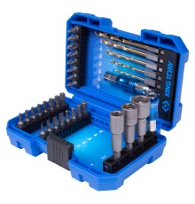 Набор вставок (бит) 1/4", PH, PZ, Hex, Torx, Slotted, сверла, 35 предметов KING TONY 1035MR Набор вставок (бит) 1/4", PH, PZ, Hex, Torx, Slotted, сверла, 35 предметов KING TONY 1035MR
