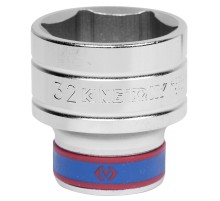 Головка торцевая стандартная шестигранная 1/2", 32 мм KING TONY 433532M