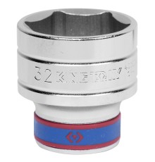 Головка торцевая стандартная шестигранная 1/2", 32 мм KING TONY 433532M