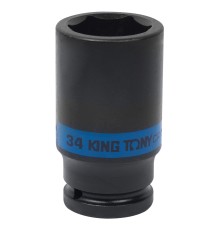 Головка торцевая ударная глубокая шестигранная 3/4", 34 мм KING TONY 643534M