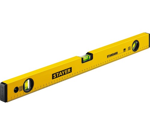 STAYER STANDARD, 600 мм, с линейкой, уровень (3460-060) STAYER STANDARD, 600 мм, с линейкой, уровень (3460-060)