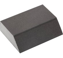 ЗУБР Р320, 100 х 68 х 42 х 26 мм, водостойкая, четырехсторонняя угловая шлифовальная губка (35613-320)