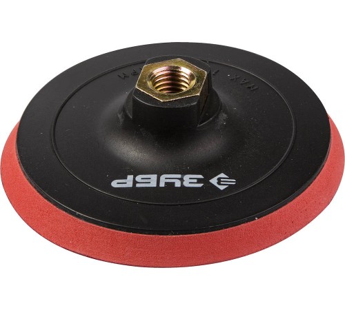 ЗУБР Ø 115 мм, М14, на липучке, мягкая, тарелка опорная для УШМ 35782-115