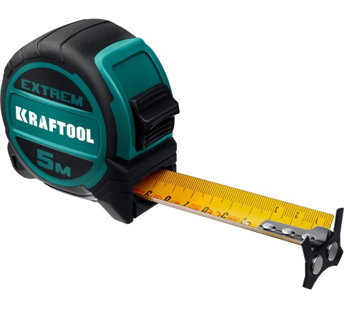 KRAFTOOL Extrem, 5 м х 32 мм, рулетка со сверх широким полотном (34127-5) KRAFTOOL Extrem, 5 м х 32 мм, рулетка со сверх широким полотном (34127-5)