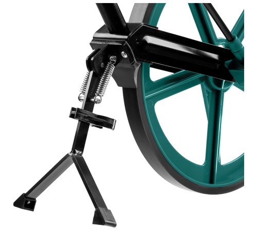 KRAFTOOL 0.1 - 99999.9 м, измерительное колесо (курвиметр) с металлическим шасси и рукояткой (34756)