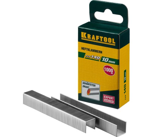 KRAFTOOL скобы тип 140, 10 мм, скобы супертвердые 31680-10 KRAFTOOL скобы тип 140, 10 мм, скобы супертвердые 31680-10