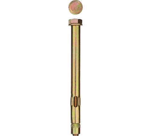 ЗУБР 10x60 мм, 50 шт., желтопассивированный, болт анкерный 302312-10-060