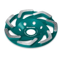 KRAFTOOL Boomerang d 125 мм, сегментная алмазная чашка, INDUSTRIAL (33445-125)