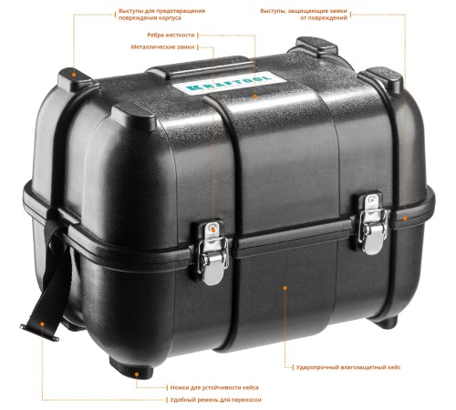 KRAFTOOL линейный лазерный нивелир с детектором в кейсе LL360 #4 34645-4 Professional KRAFTOOL линейный лазерный нивелир с детектором в кейсе LL360 #4 34645-4 Professional